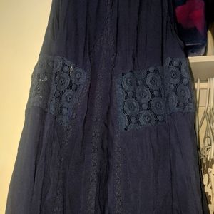 Navy Blue Halter Top